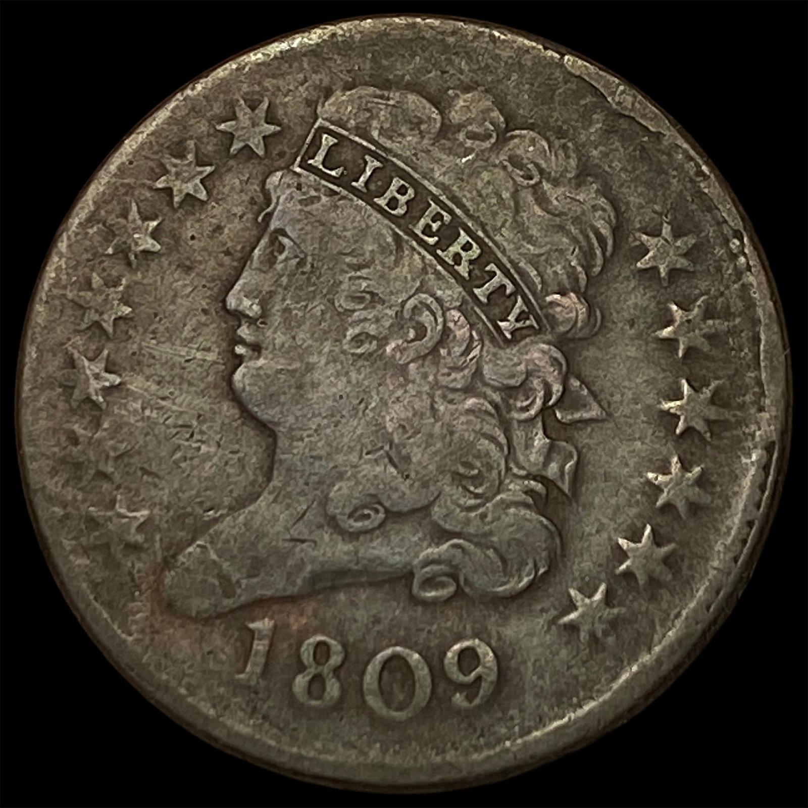 1809 Classic Head Half Cent LIGHTLY CIRCULATED (1 of 2)