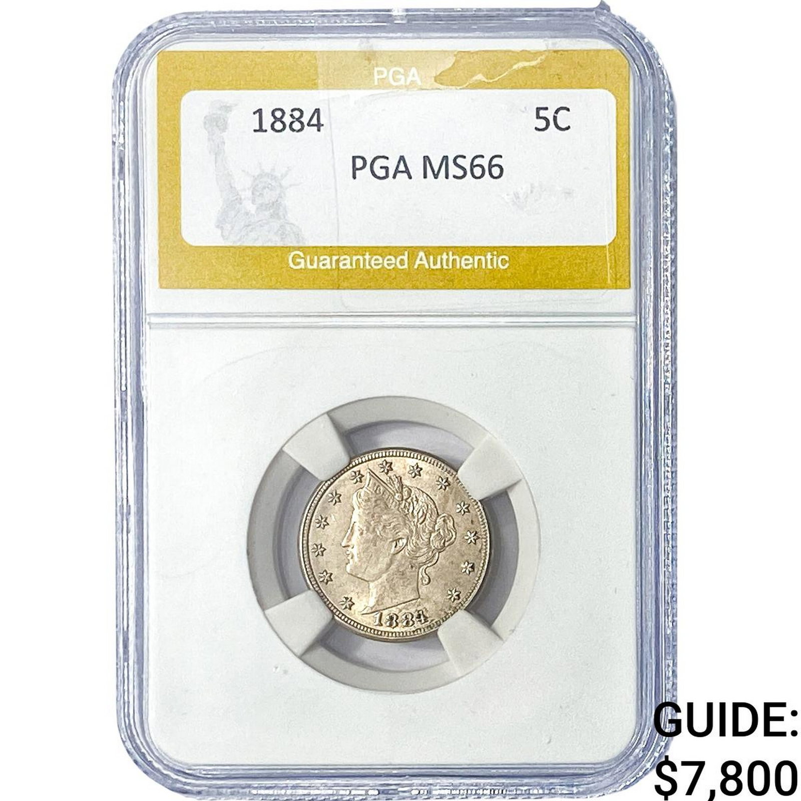 1884 Liberty Victory Nickel PGA MS66 (1 of 2)