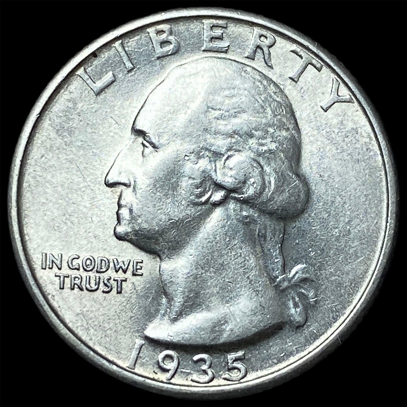 1935 Silver Washington Quarter UNCIRCULATED (1 of 2)