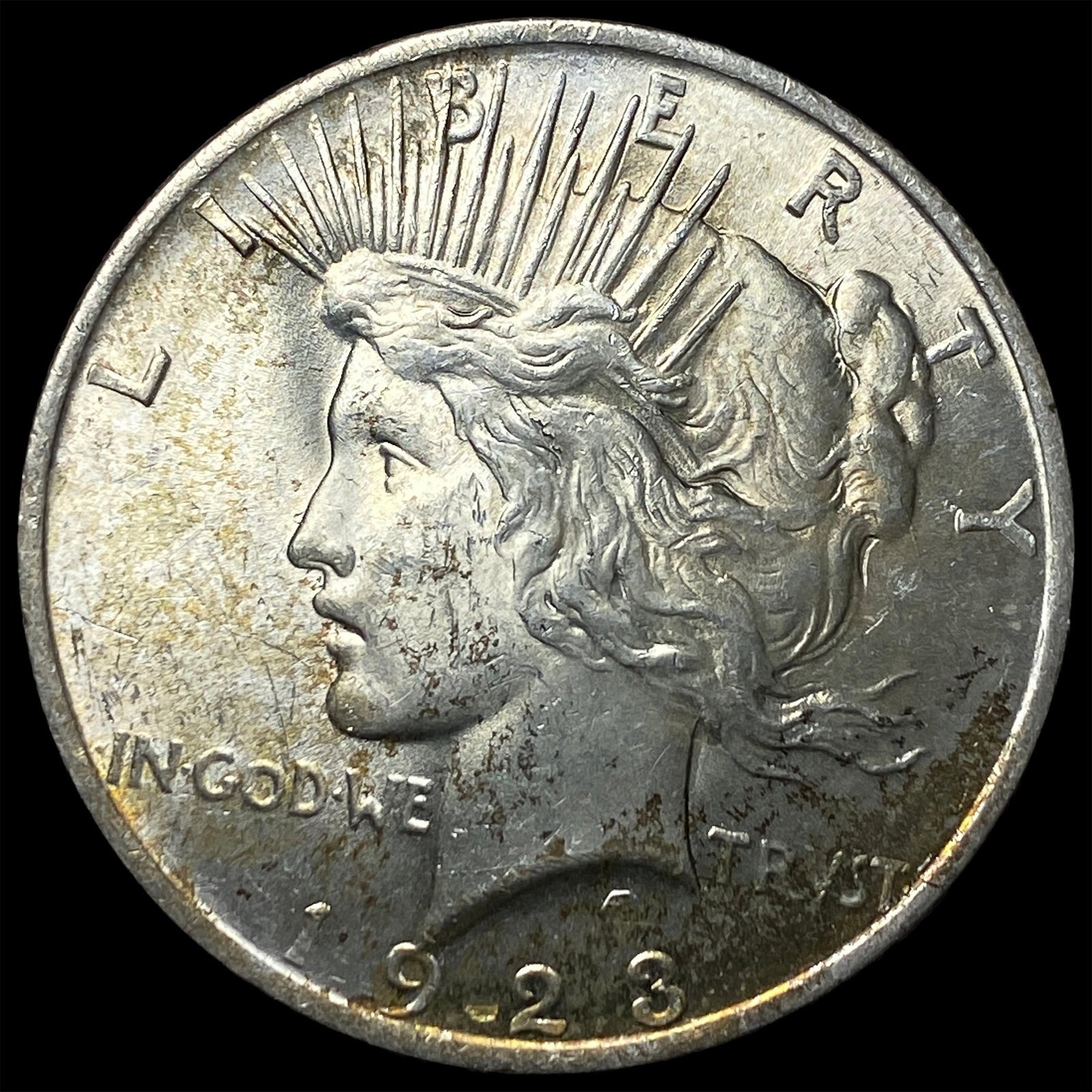 1923 Silver Peace Dollar CHOICE BU (1 of 2)