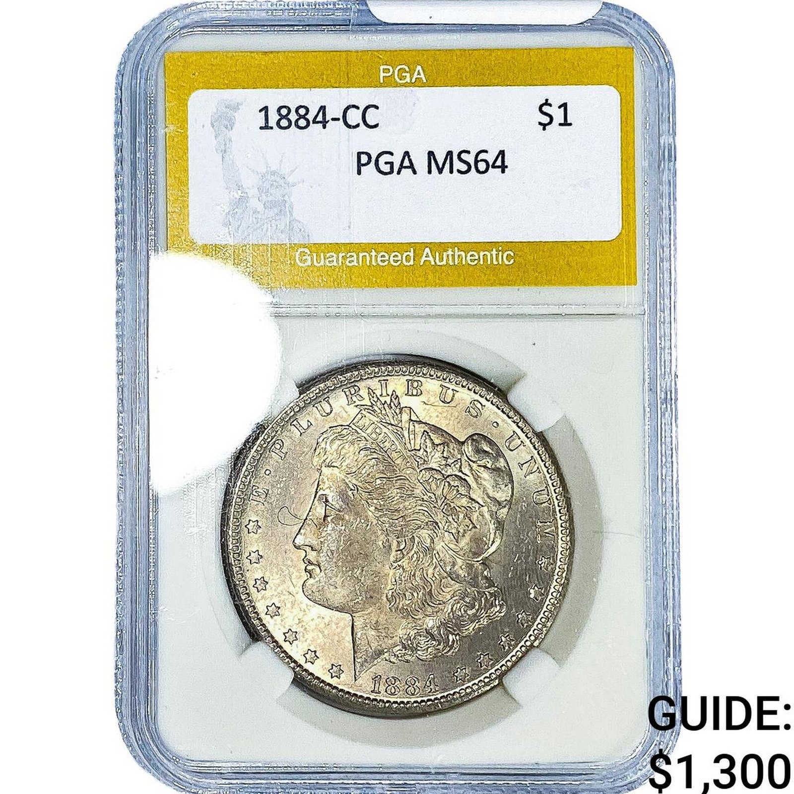 1884-CC Morgan Silver Dollar PGA MS64 (1 of 2)