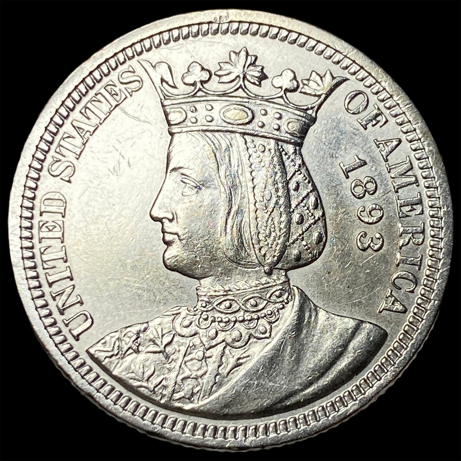 1893 Columbian Exposition Quarter Dollar CHOICE AU (1 of 2)