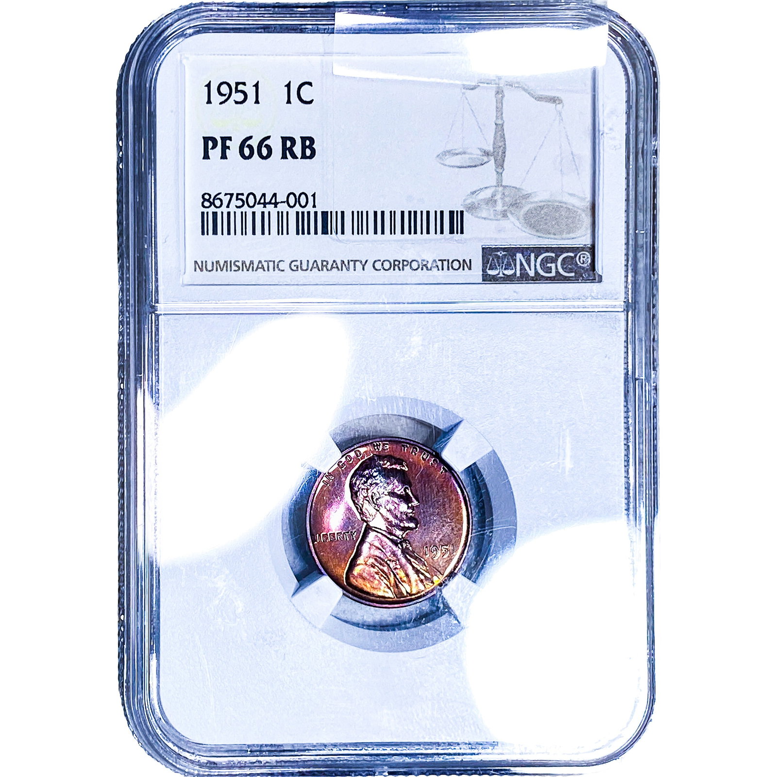 1951 Wheat Cent NGC PF66 RB (1 of 2)