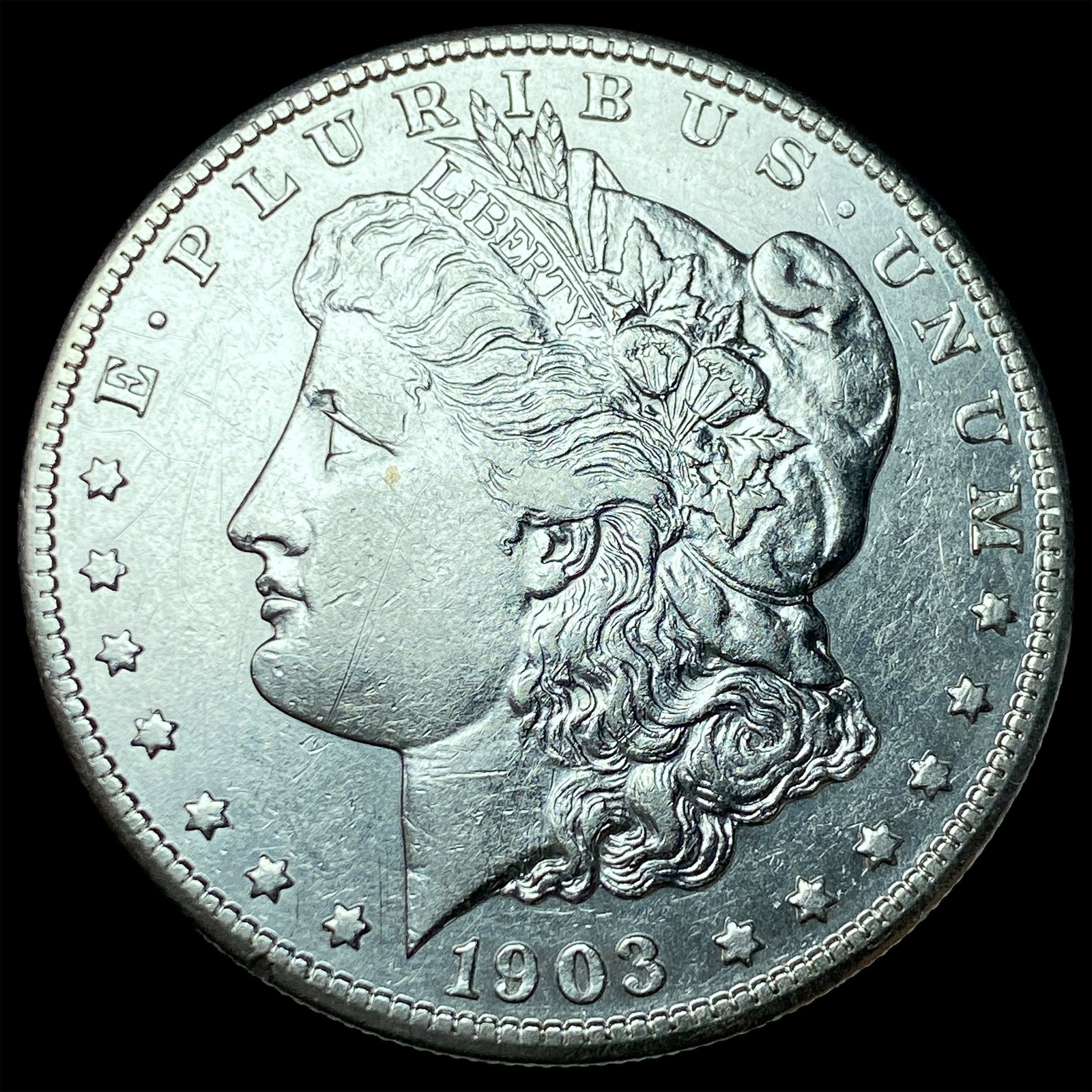 1903-S Silver Morgan Dollar CHOICE AU: 1903-S Silver Morgan Dollar CHOICE AU