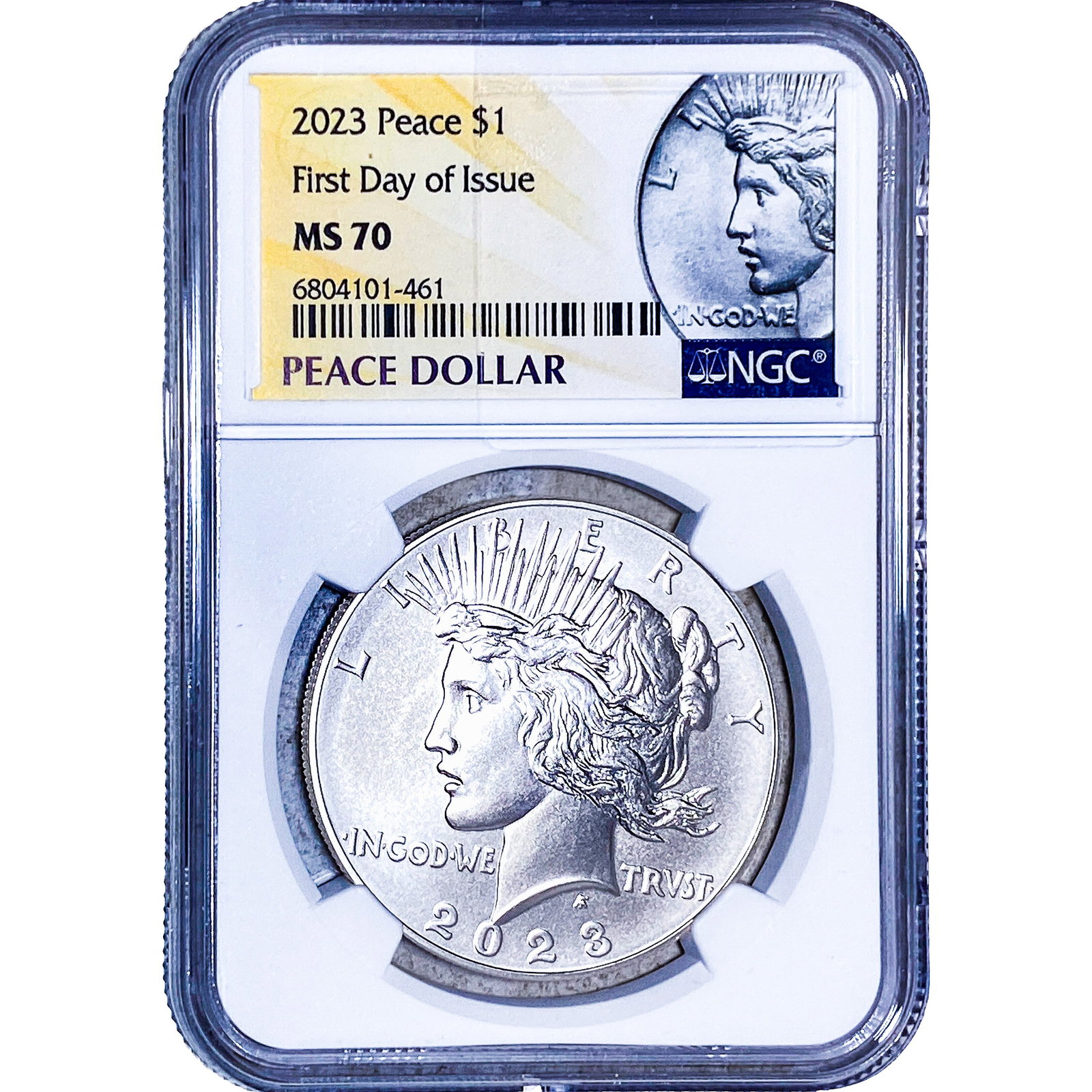 2023-P Silver Peace Dollar NGC MS70: 2023-P Silver Peace Dollar NGC MS70