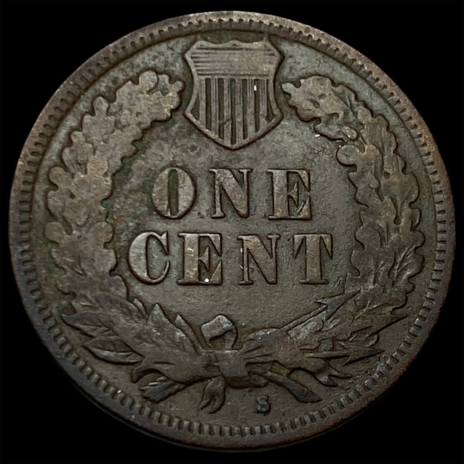 1908-S Indian Head Cent LIGHTLY CIRCULATED - 2
