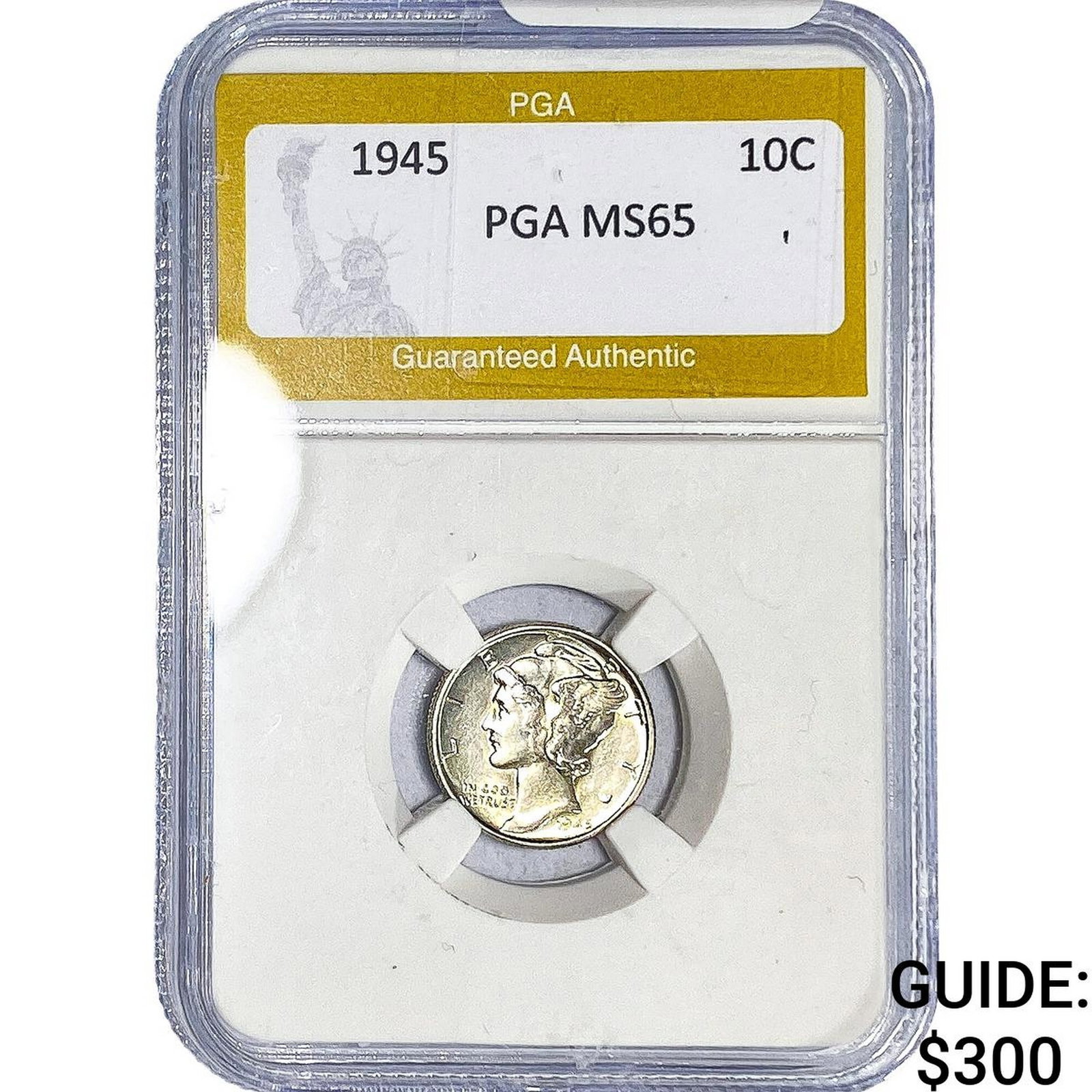 1945 Mercury Silver Dime PGA MS65 (1 of 2)