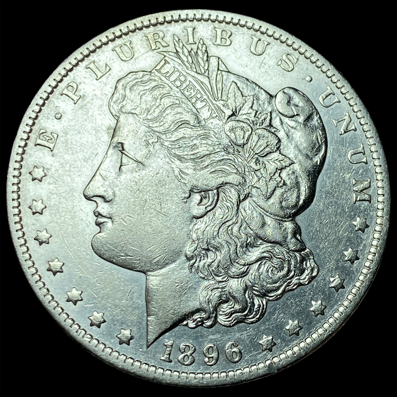 1896-S Silver Morgan Dollar CLOSELY UNCIRCULATED: 1896-S Silver Morgan Dollar CLOSELY UNCIRCULATED