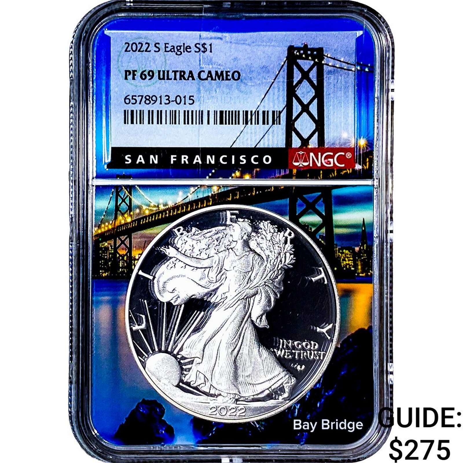 2022-S Silver Eagle NGC PF69 Ultra Cameo: 2022-S Silver Eagle NGC PF69 Ultra Cameo