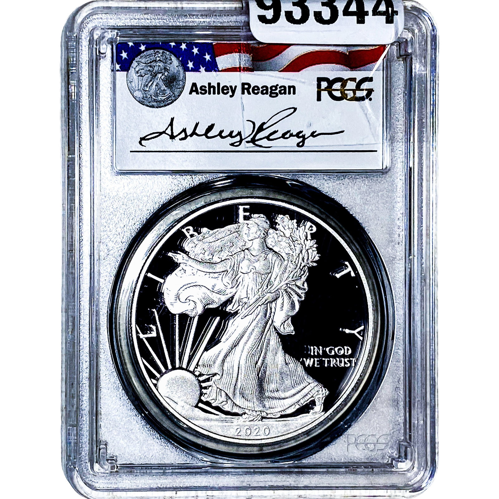 2020-W Silver Eagle PCGS PR69 DCAM: 2020-W Silver Eagle PCGS PR69 DCAM