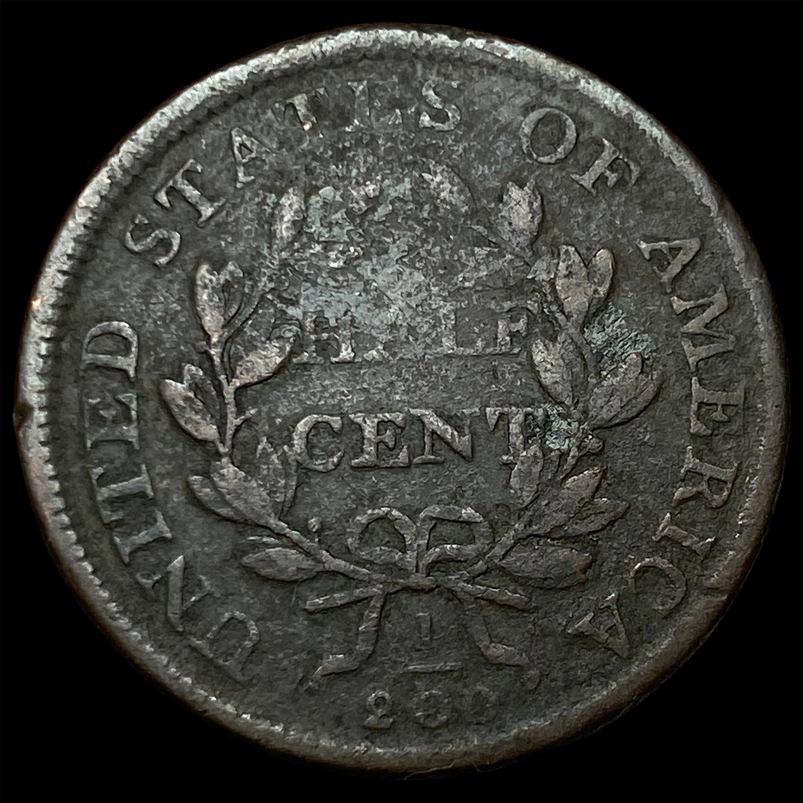 1808 Copper Half Cent ABOUT UNCIRCULATED - 2