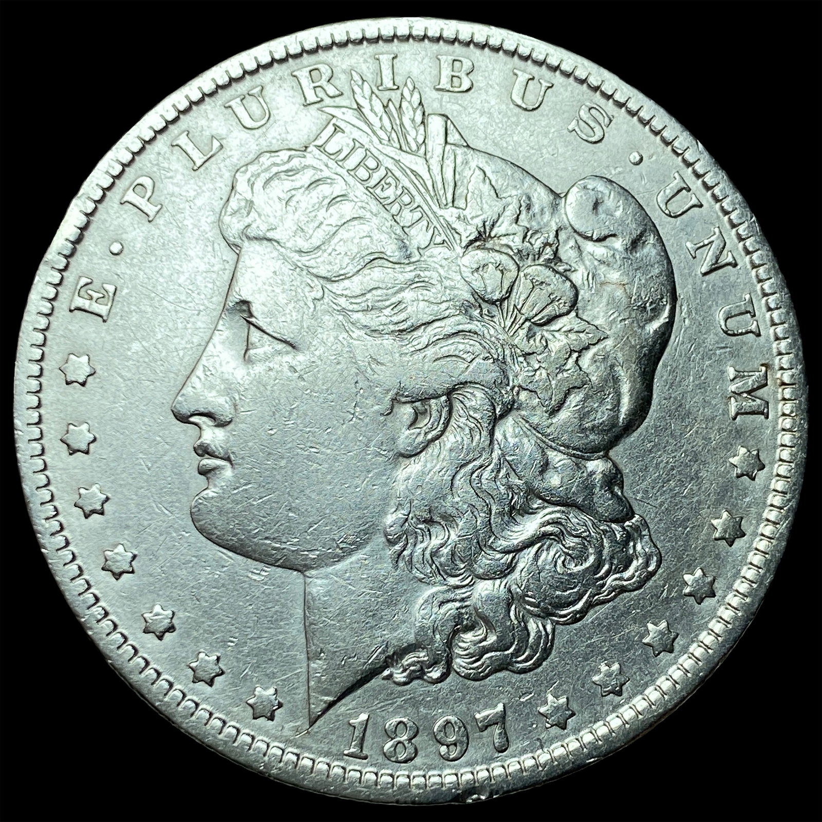 1897-O Silver Morgan Dollar CLOSELY UNCIRCULATED (1 of 2)