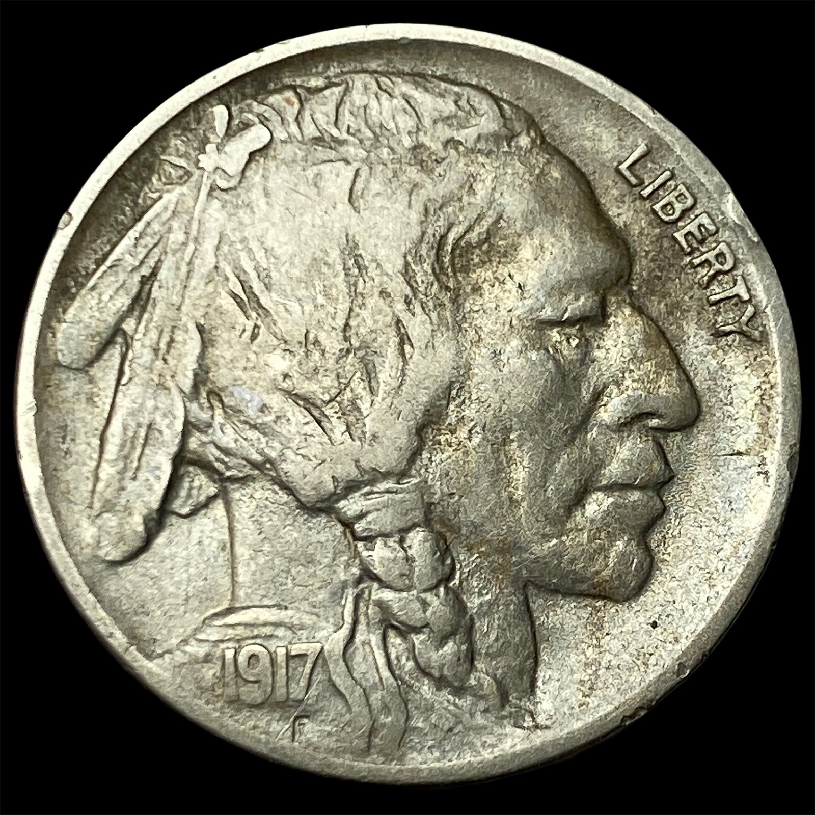 1917-D Buffalo Nickel CLOSELY UNCIRCULATED (1 of 2)