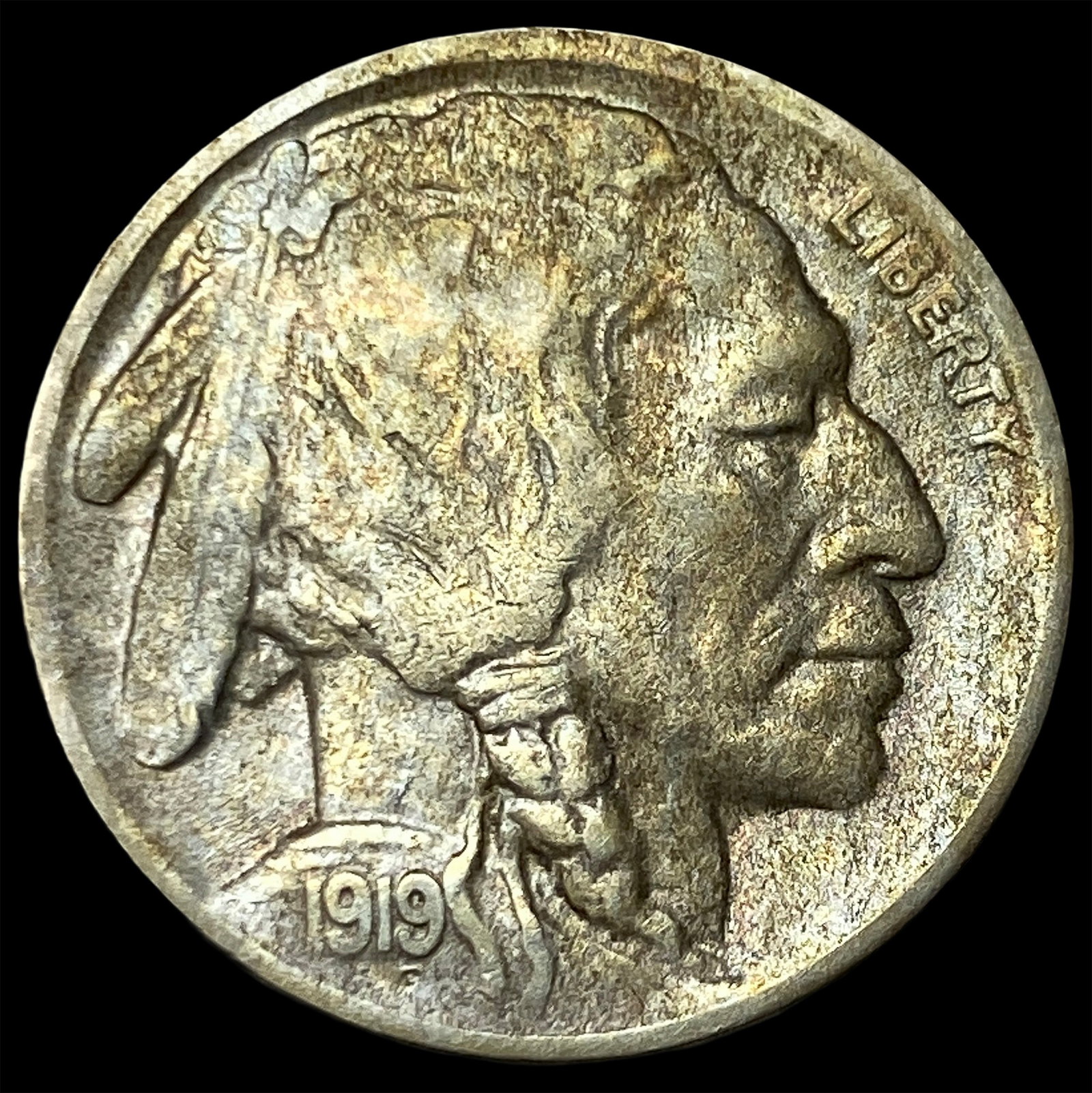1919-D Buffalo Nickel NEARLY UNCIRCULATED: 1919-D Buffalo Nickel NEARLY UNCIRCULATED