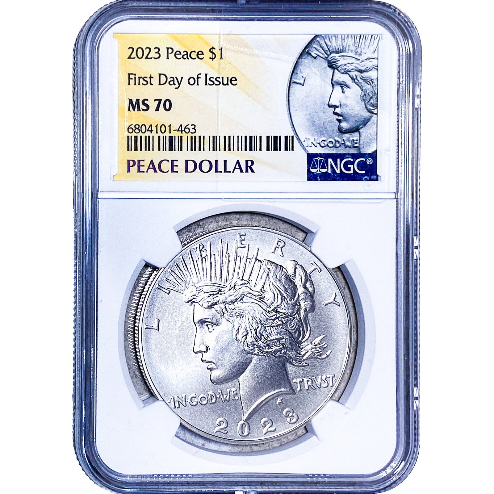 2023 Silver Peace Dollar NGC MS70: 2023 Silver Peace Dollar NGC MS70