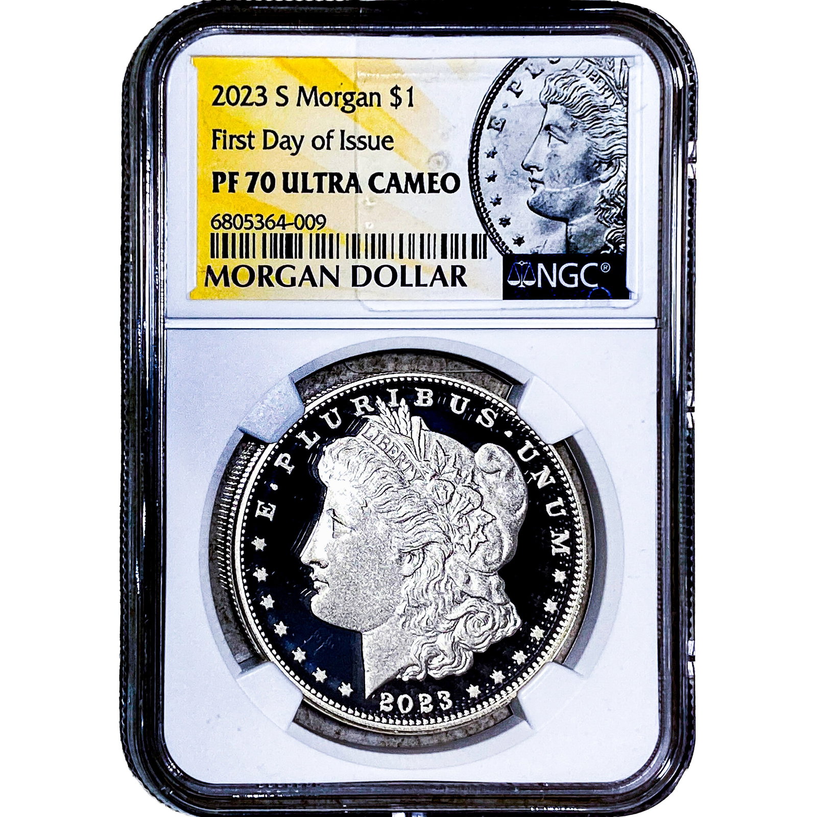 2023-S Morgan Silver Dollar NGC PF70 Ultra Cameo: 2023-S Morgan Silver Dollar NGC PF70 Ultra Cameo
