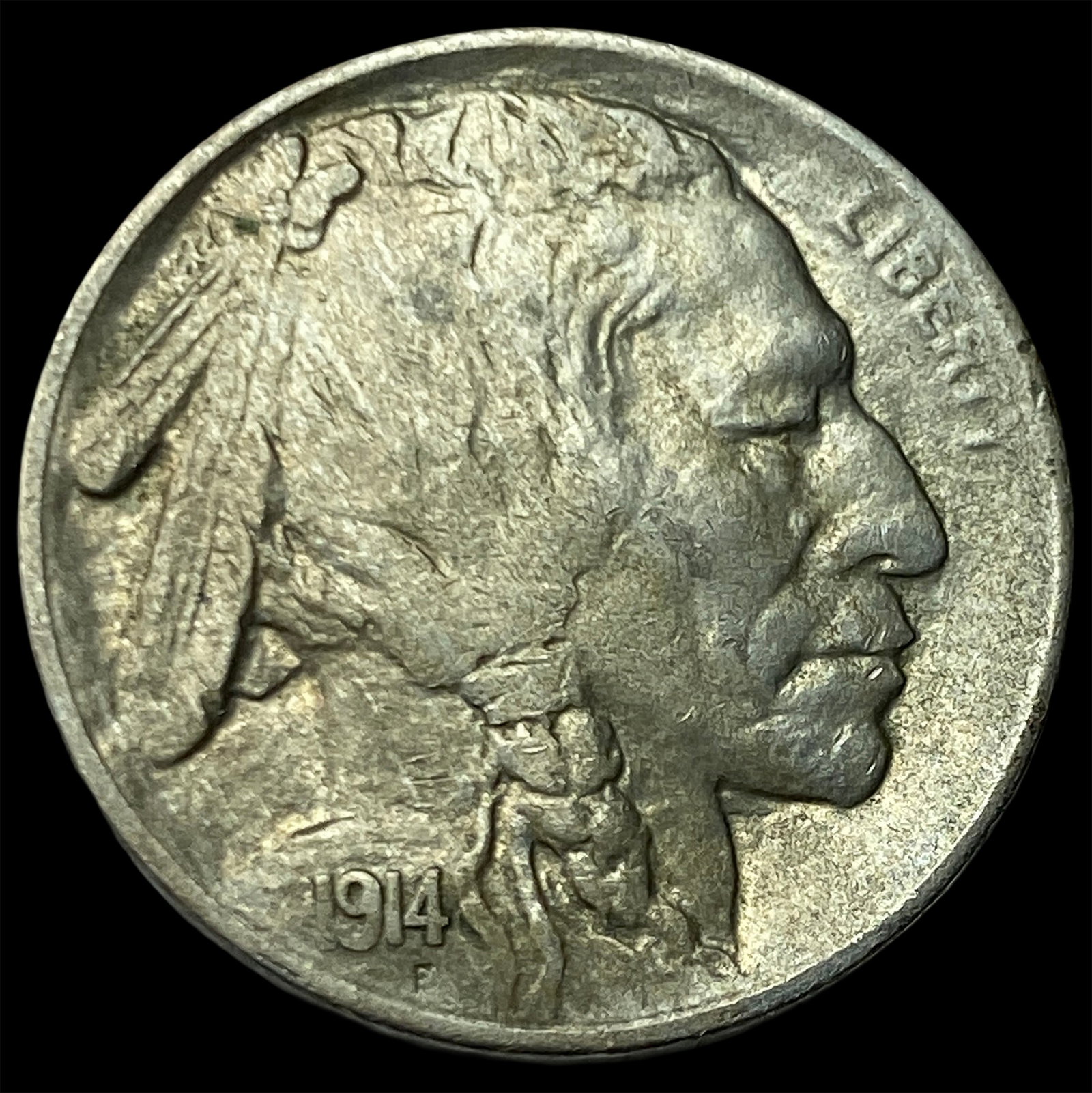 1914-D Buffalo Nickel CLOSELY UNCIRCULATED (1 of 2)