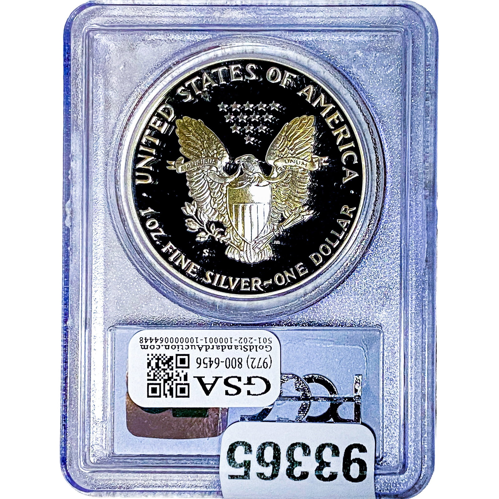 1986-S Silver Eagle PCGS PR69 DCAM - 2