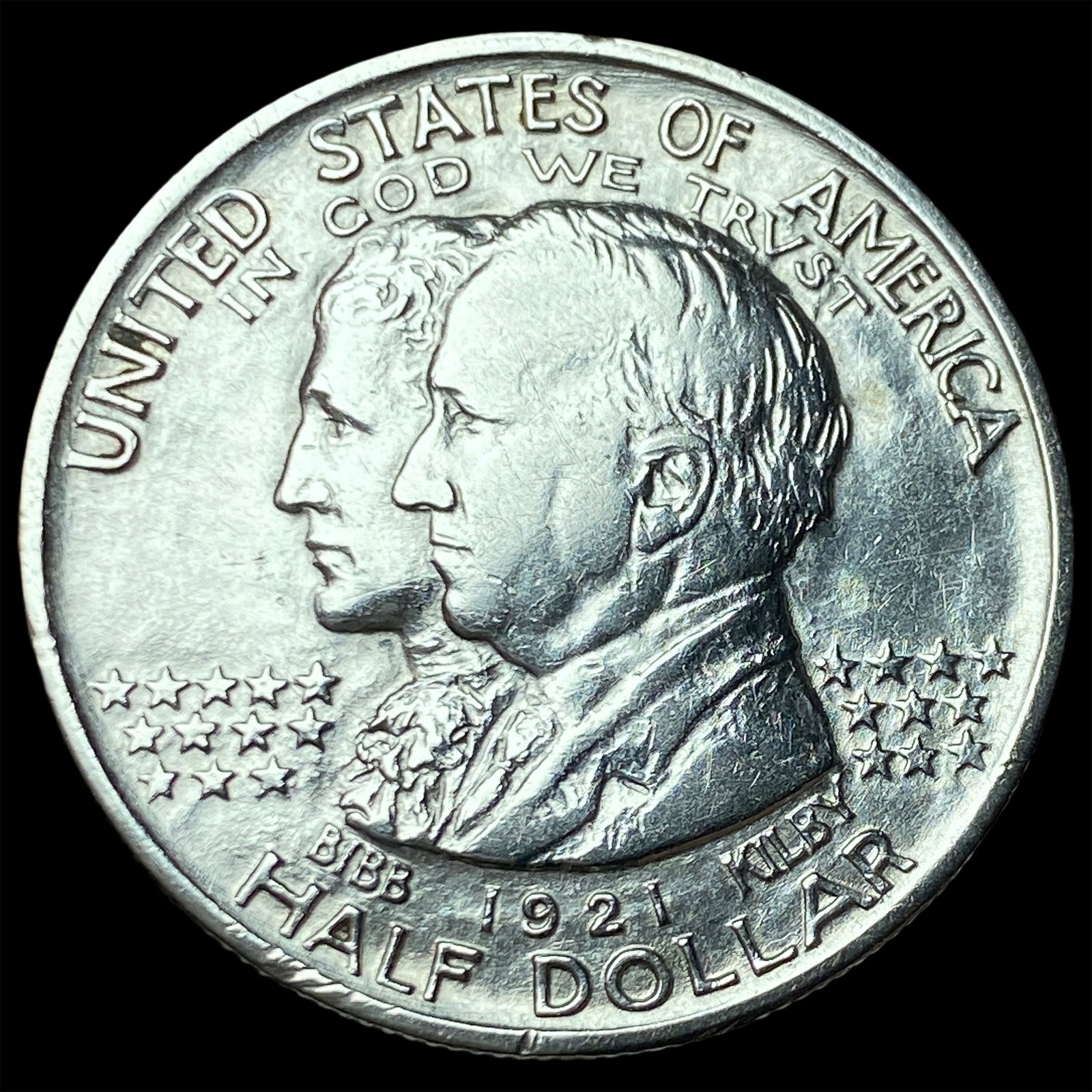 1921 Silver Half Dollar Alabama Centennial CLOSELY UNCIRCULATED (1 of 2)