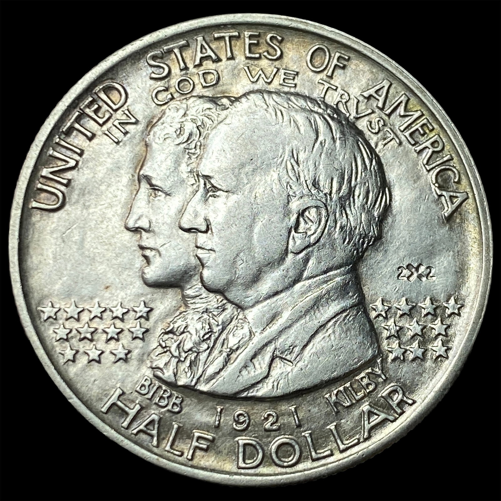 1921 Silver Half Dollar Alabama Centennial CLOSELY UNCIRCULATED (1 of 2)