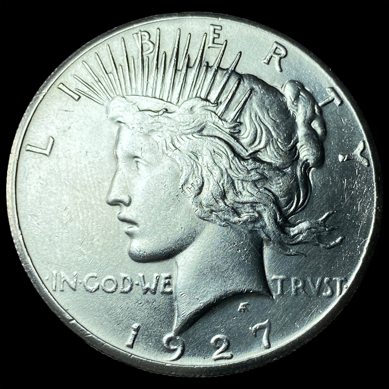 1927 Peace Silver Dollar CHOICE AU: 1927 Peace Silver Dollar CHOICE AU