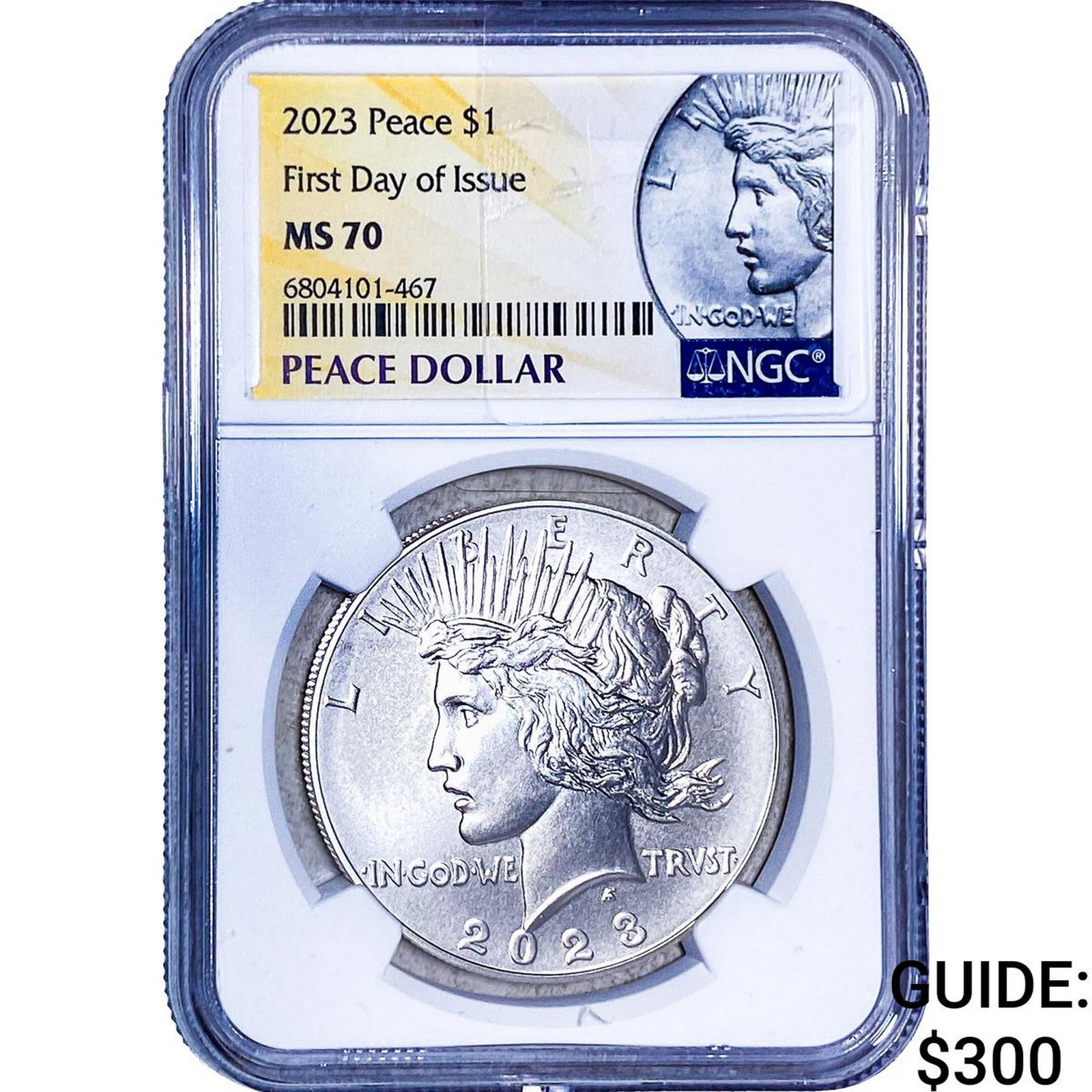 2023 Silver Peace Dollar NGC MS70: 2023 Silver Peace Dollar NGC MS70