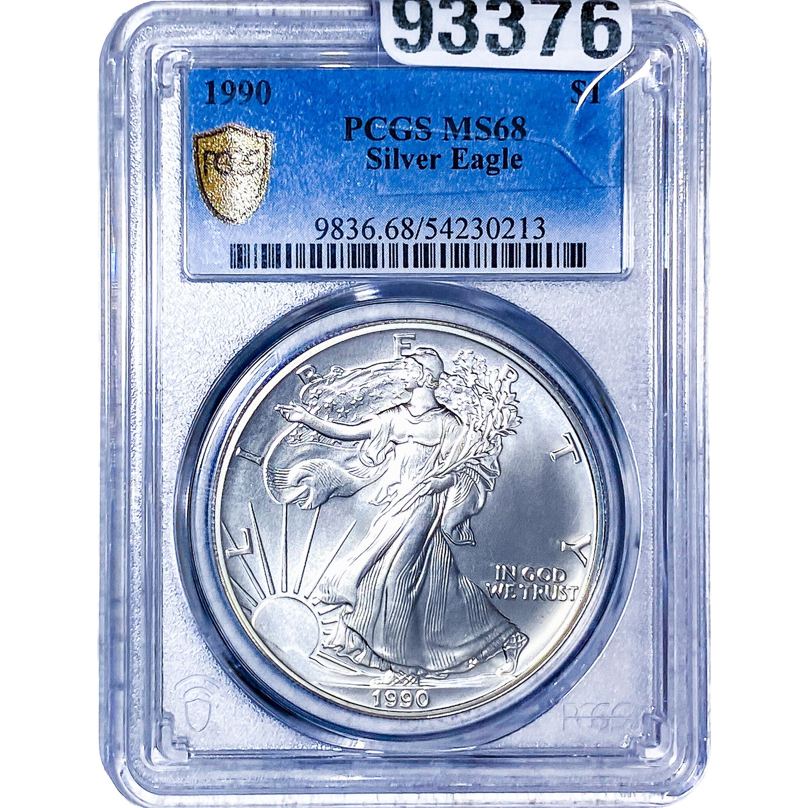 1990 Silver Eagle PCGS MS68 (1 of 2)