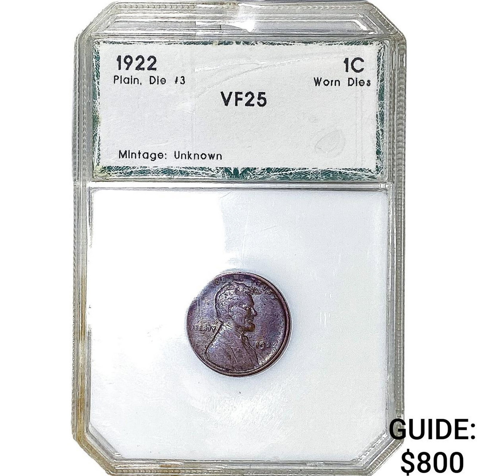 1922 Wheat Cent PCI VF25 (1 of 2)
