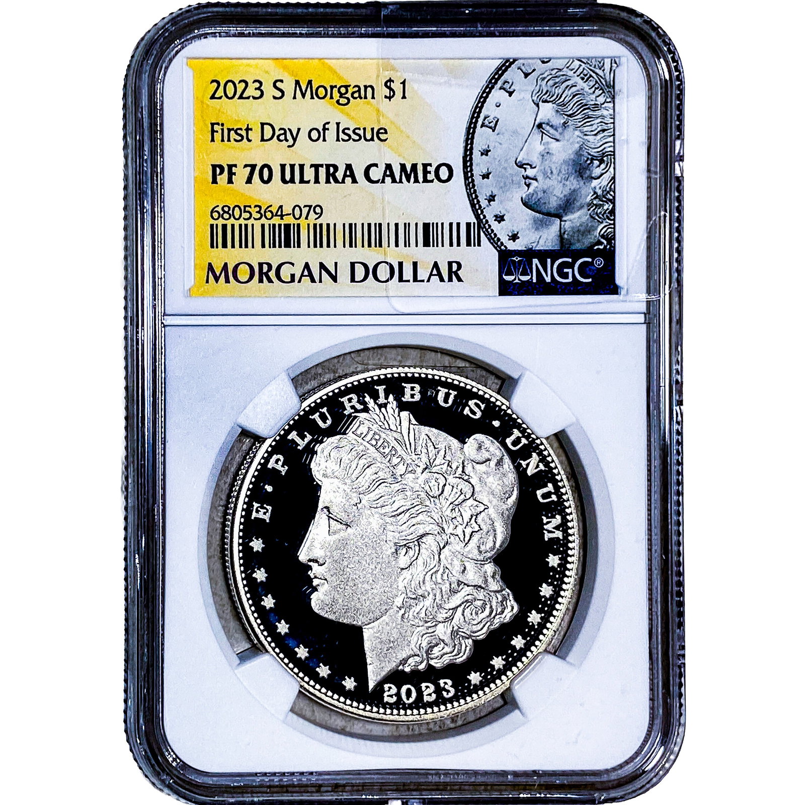 2023-S Morgan Silver Dollar NGC PF70 Ultra Cameo: 2023-S Morgan Silver Dollar NGC PF70 Ultra Cameo