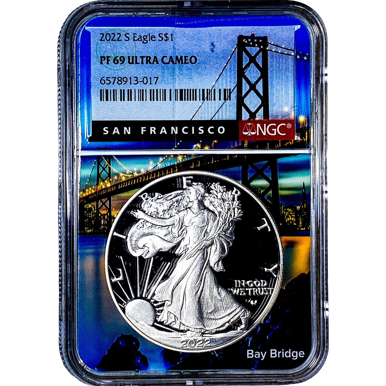 2022-S Silver Eagle NGC PF69 Ultra Cameo: 2022-S Silver Eagle NGC PF69 Ultra Cameo