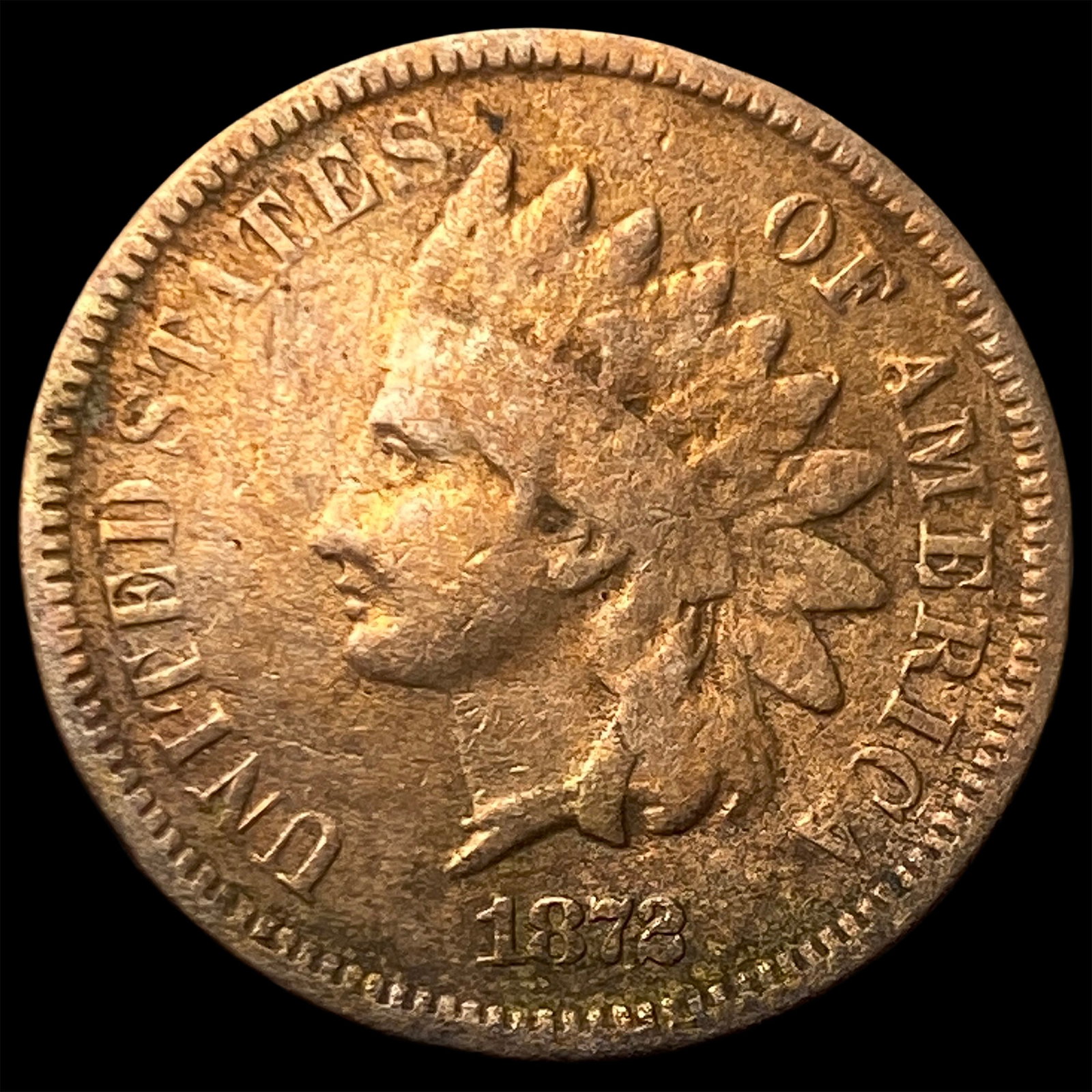 1873 Indian Head Cent NICELY CIRCULATED: 1873 Indian Head Cent NICELY CIRCULATED