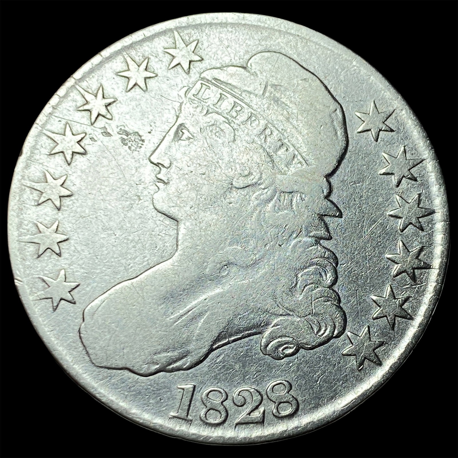 1828 Capped Bust Half Dollar UNCIRCULATED: 1828 Capped Bust Half Dollar UNCIRCULATED