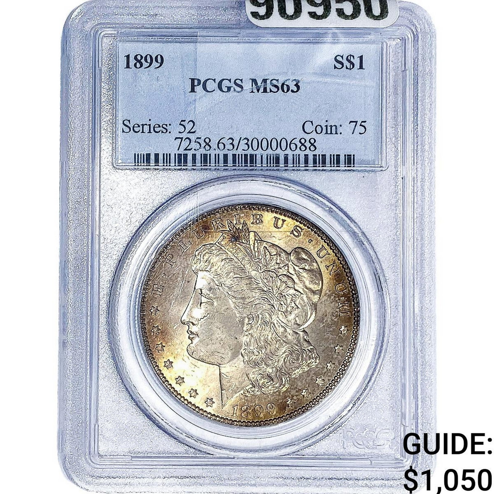 1899 Morgan Silver Dollar PCGS MS63 (1 of 2)