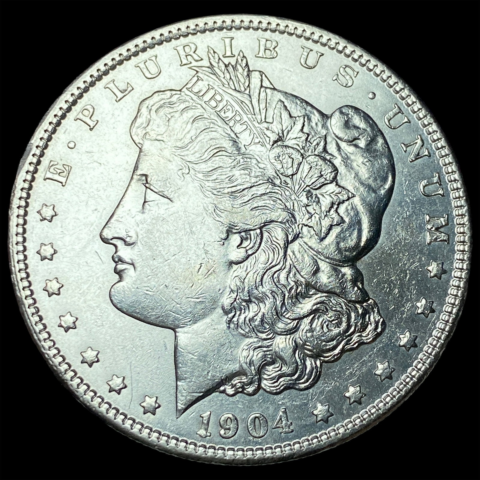 1904 Morgan Silver Dollar UNCIRCULATED: 1904 Morgan Silver Dollar UNCIRCULATED