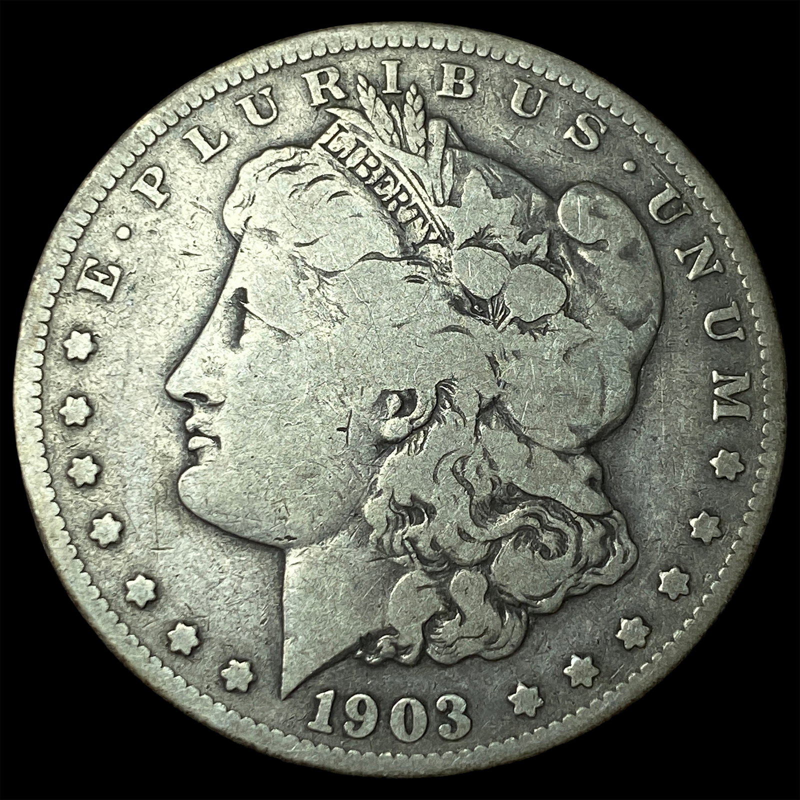 1903-S Silver Morgan Dollar NICELY CIRCULATED (1 of 2)