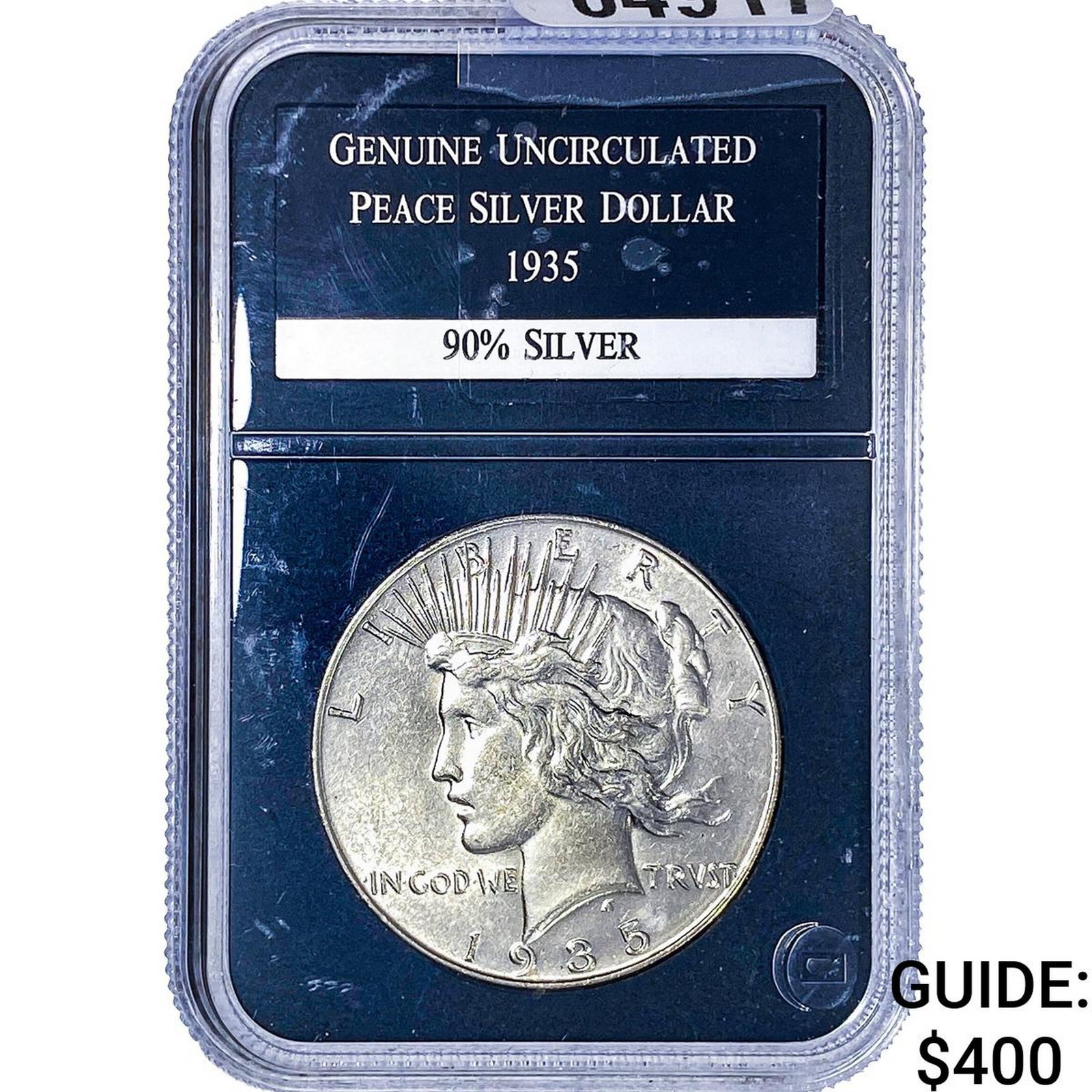 1935 Silver Peace Dollar GENUNC (1 of 2)