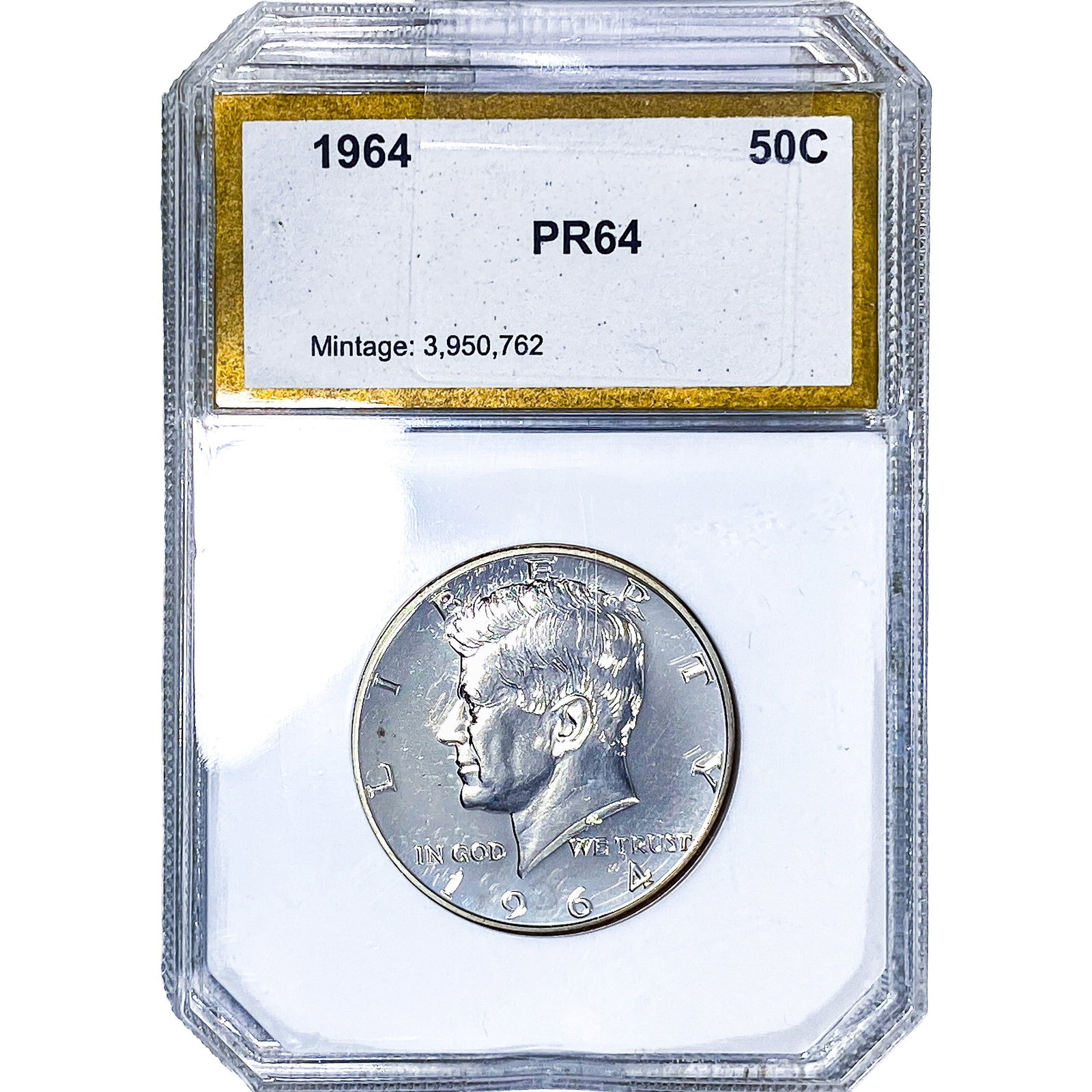 1964 Kennedy Half Dollar PCI PR64 (1 of 2)