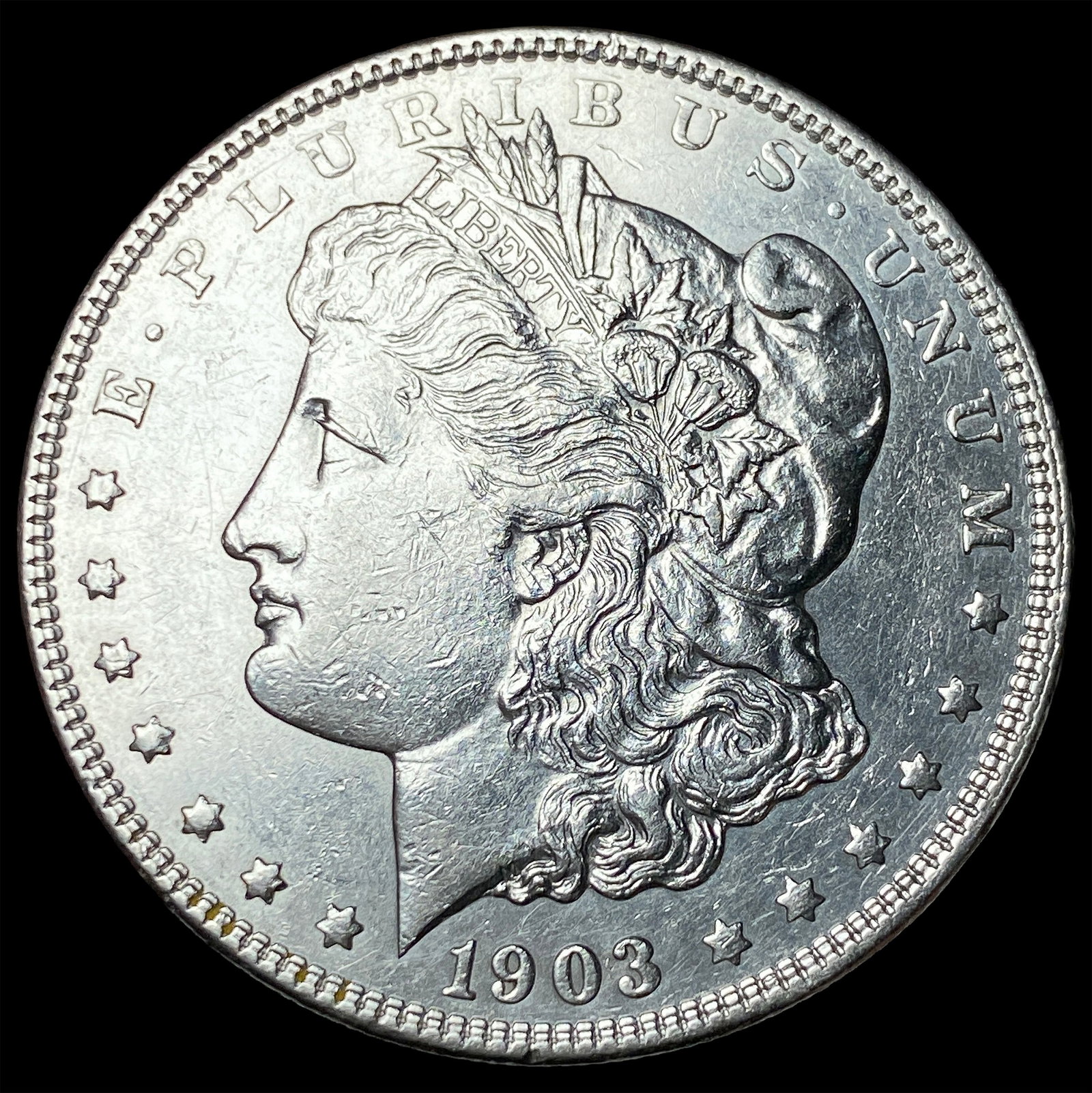 1903 Morgan Silver Dollar CLOSELY UNCIRCULATED: 1903 Morgan Silver Dollar CLOSELY UNCIRCULATED