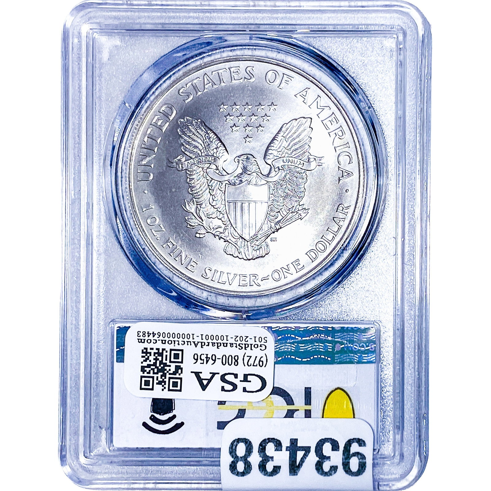 1996 Silver Eagle PCGS MS64 - 2