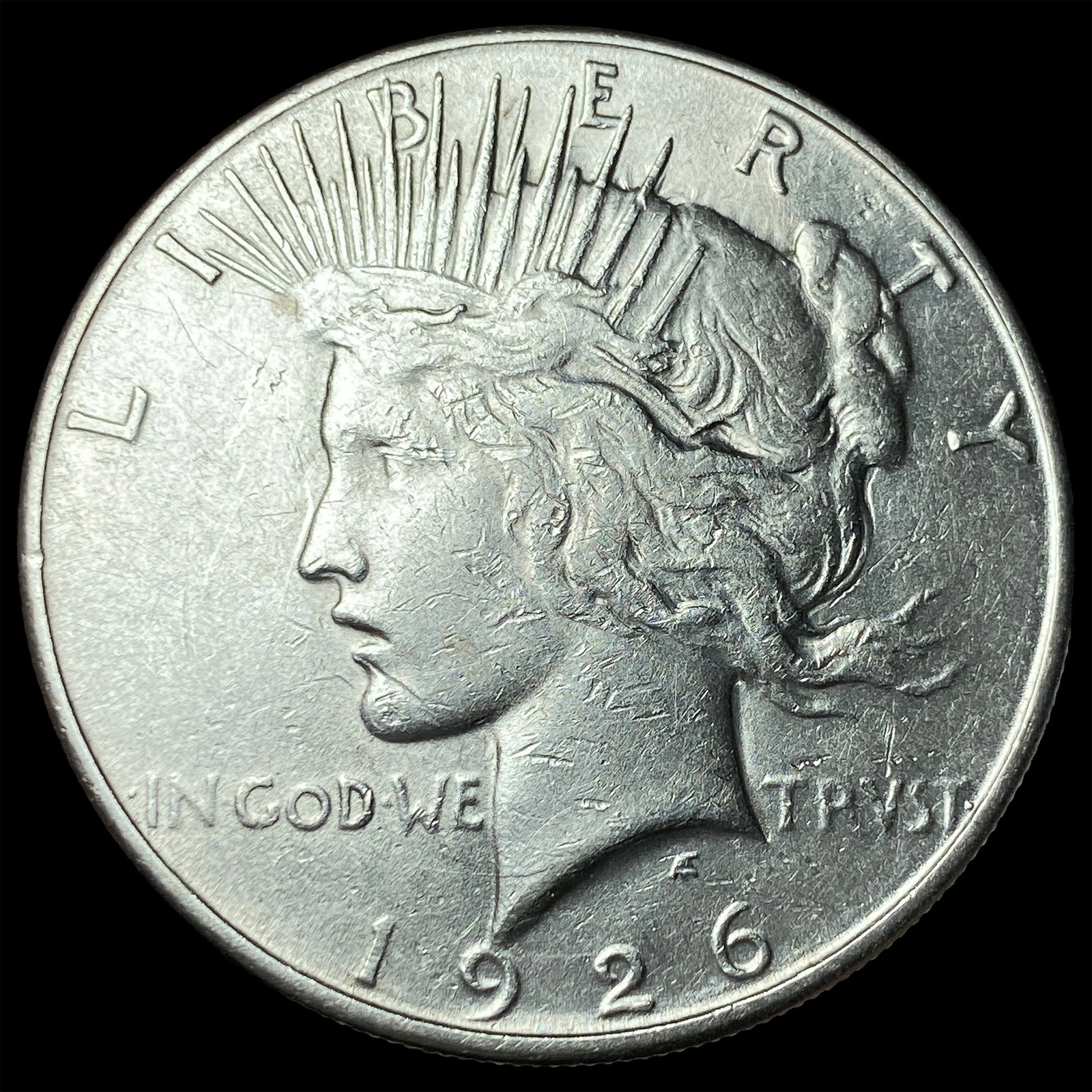 1926-S Silver Peace Dollar LIGHTLY CIRCULATED: 1926-S Silver Peace Dollar LIGHTLY CIRCULATED