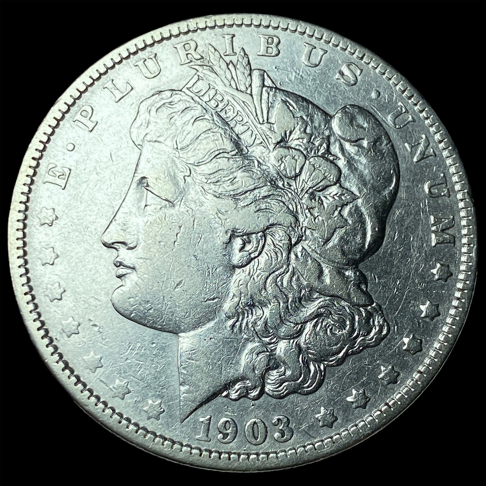 1903 Morgan Silver Dollar NEARLY UNCIRCULATED: 1903 Morgan Silver Dollar NEARLY UNCIRCULATED