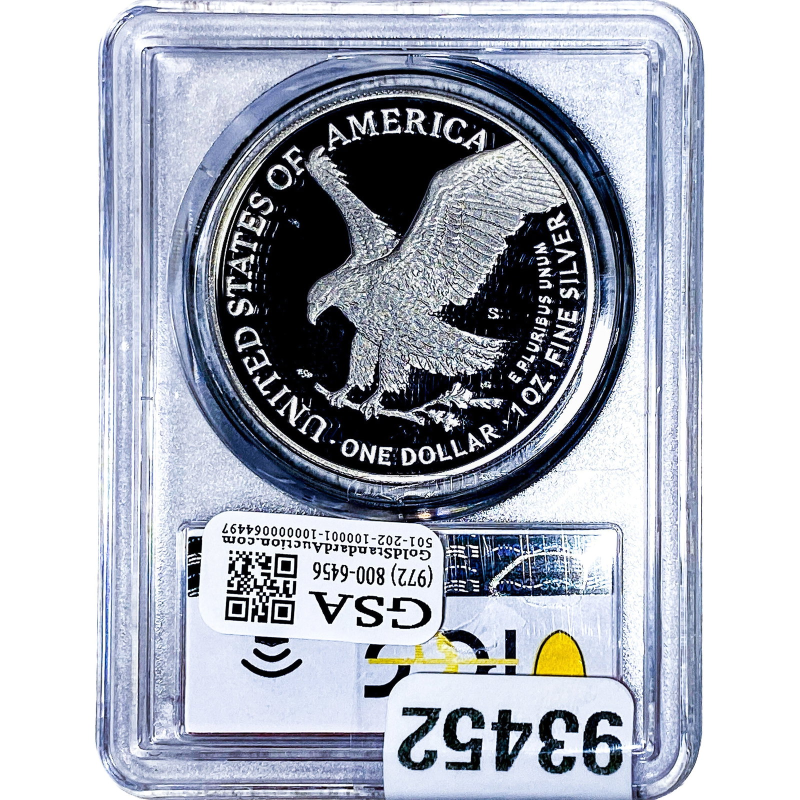 2022-S Silver Eagle PCGS PR69 DCAM - 2