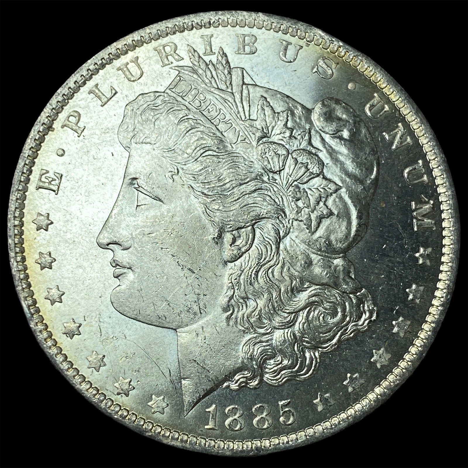 1885-O Silver Morgan Dollar CHOICE BU: 1885-O Silver Morgan Dollar CHOICE BU