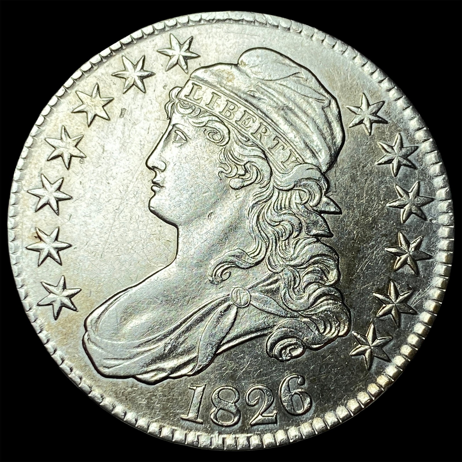 1826 Capped Bust Half Dollar UNCIRCULATED: 1826 Capped Bust Half Dollar UNCIRCULATED