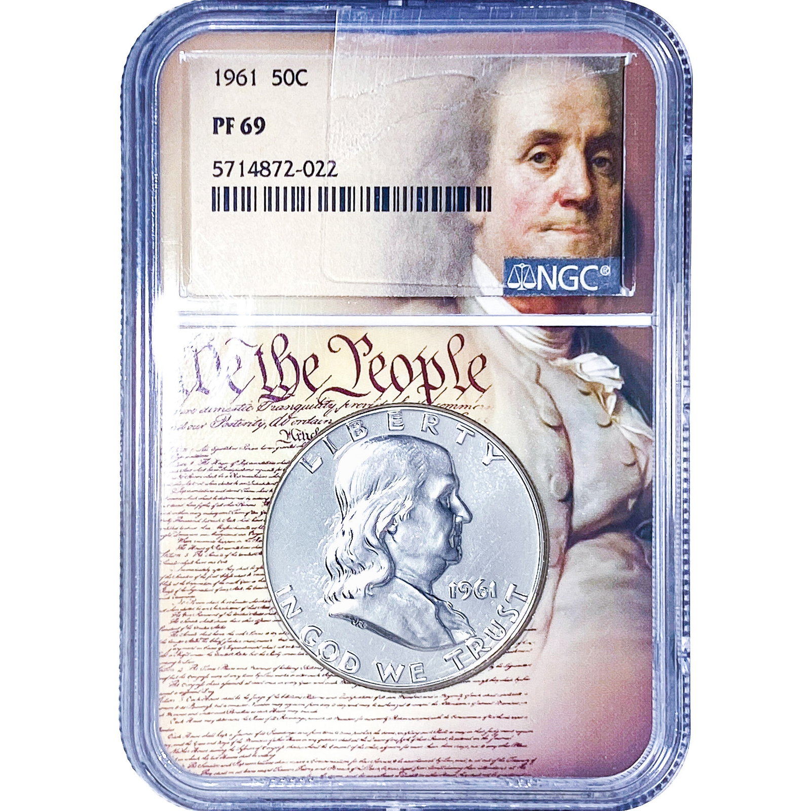 1961 Franklin Half Dollar NGC PF69 (1 of 2)