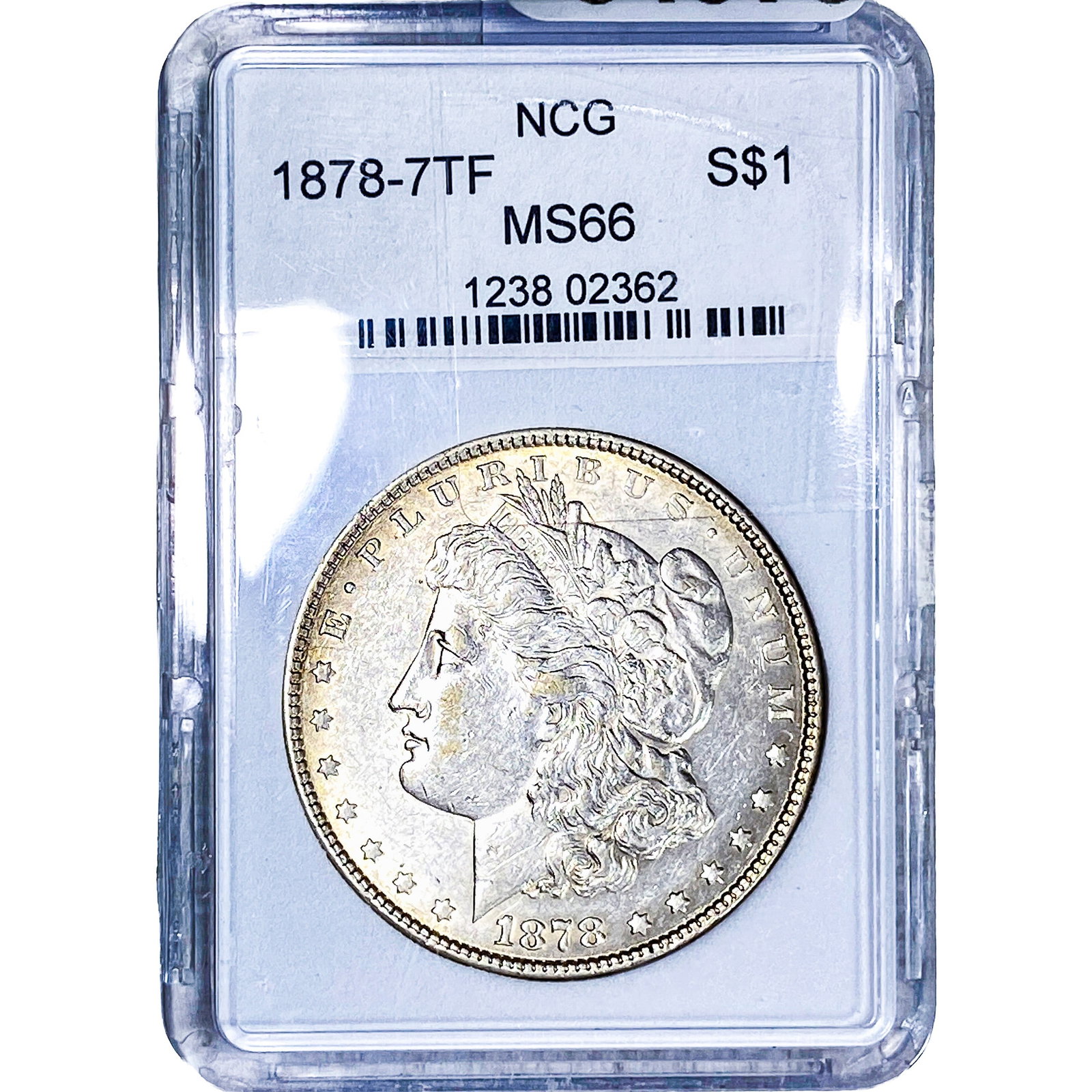 1878 Morgan Silver Dollar NCG MS66 (1 of 2)