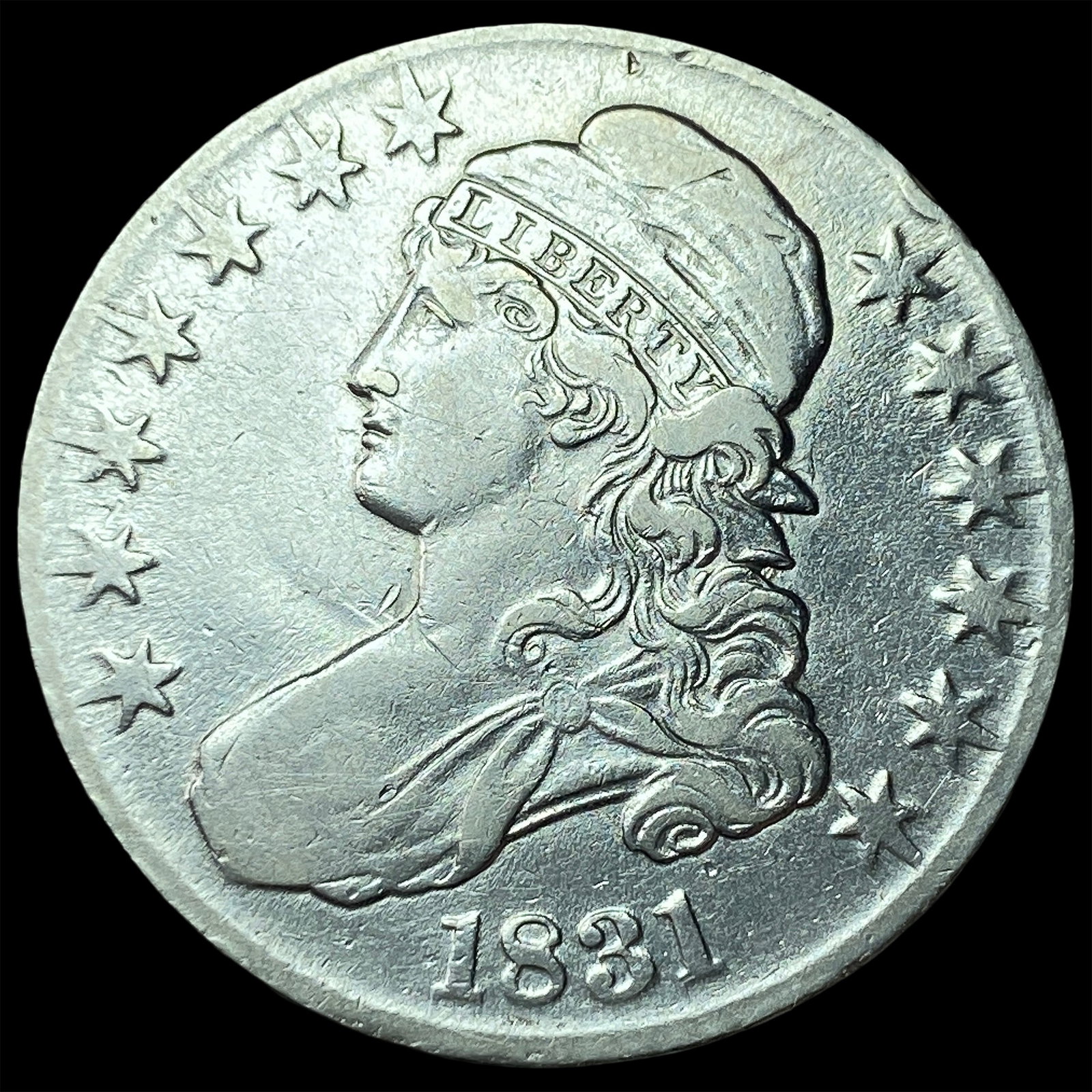 1831 Capped Bust Half Dollar UNCIRCULATED (1 of 2)