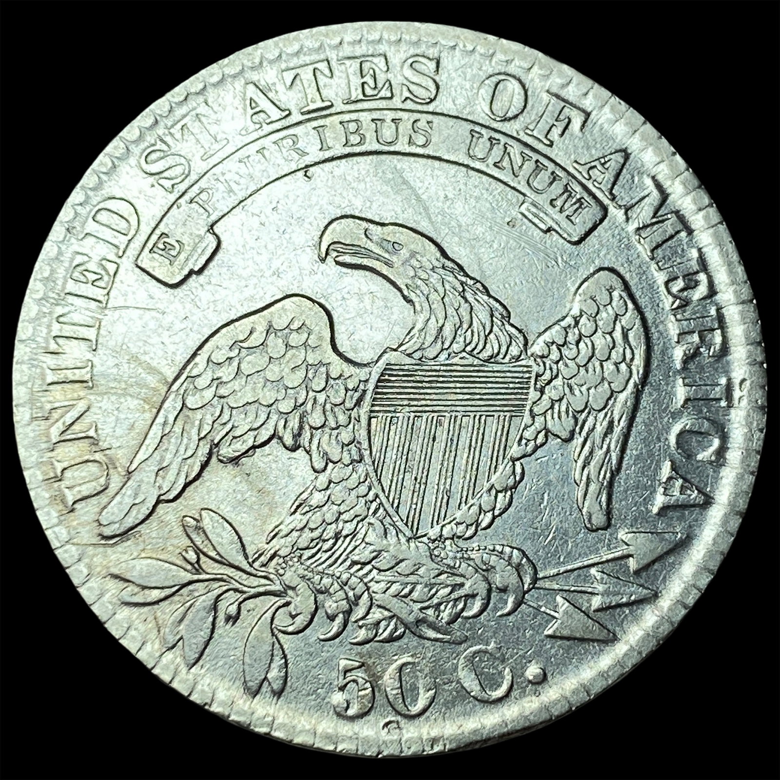 1831 Capped Bust Half Dollar UNCIRCULATED - 2