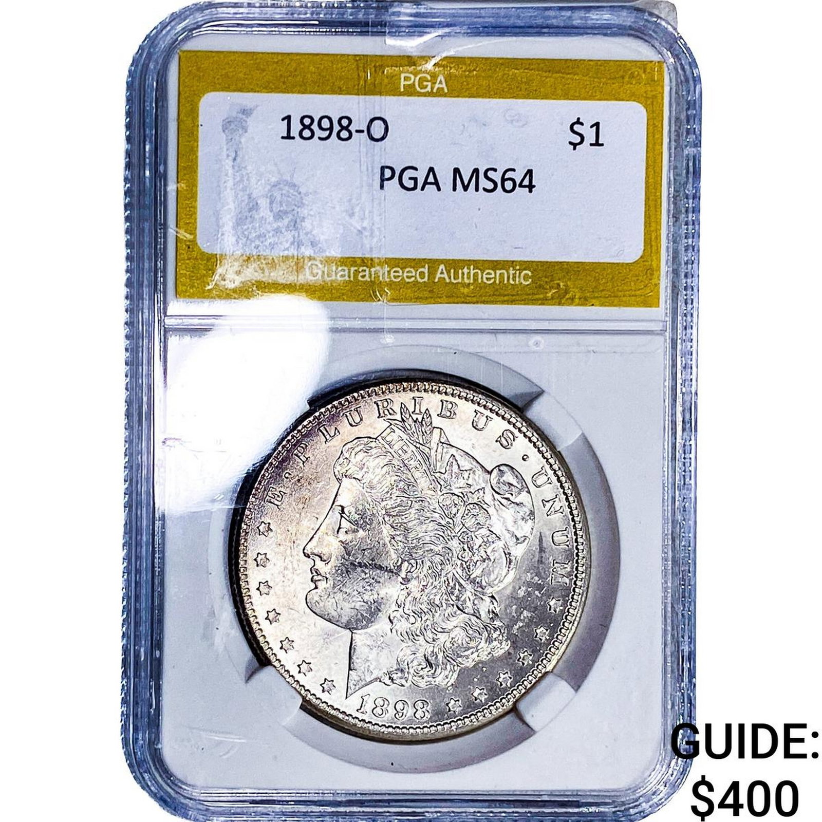 1898-O Morgan Silver Dollar PGA MS64 (1 of 2)