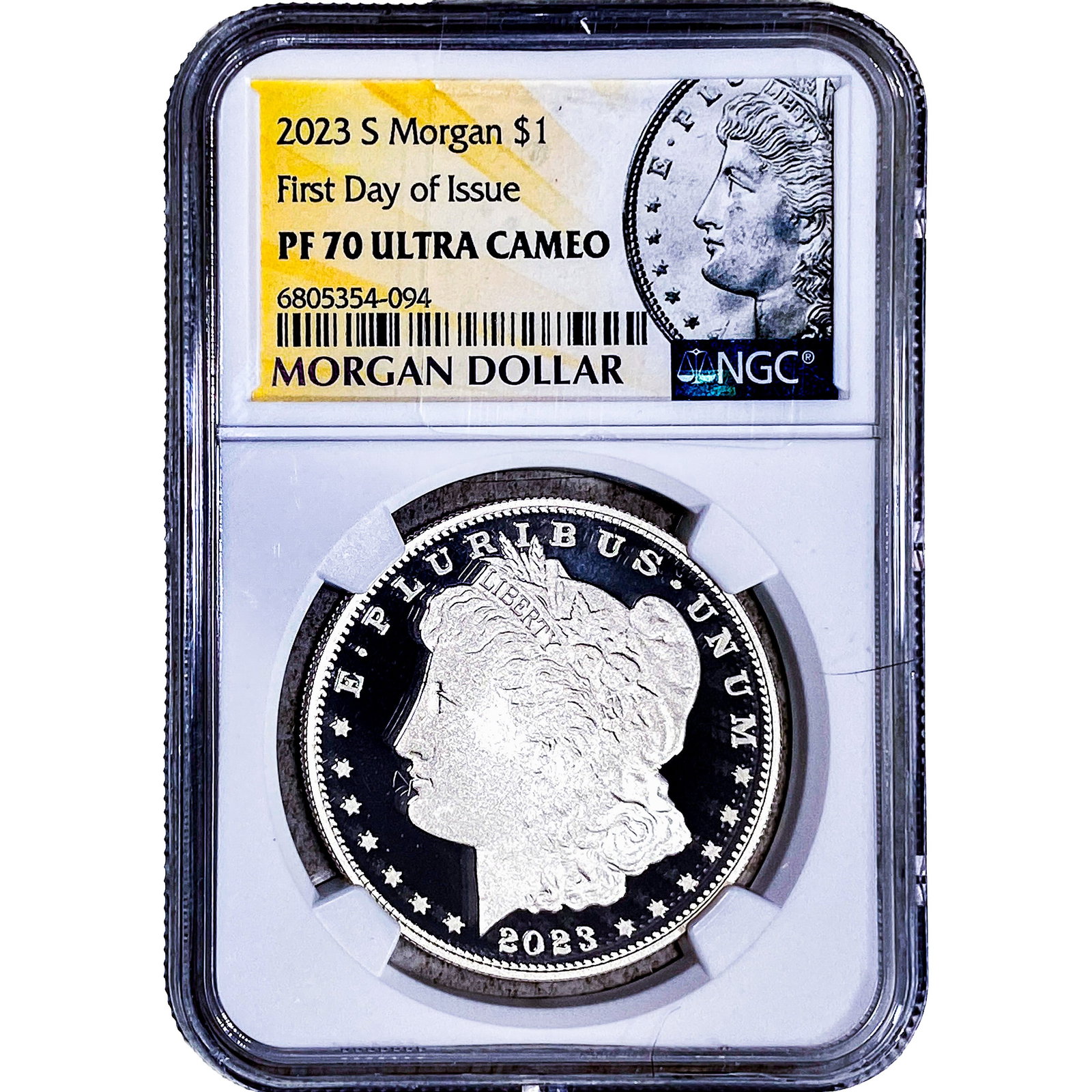 2023-S Morgan Silver Dollar NGC PF70 Ultra Cameo: 2023-S Morgan Silver Dollar NGC PF70 Ultra Cameo